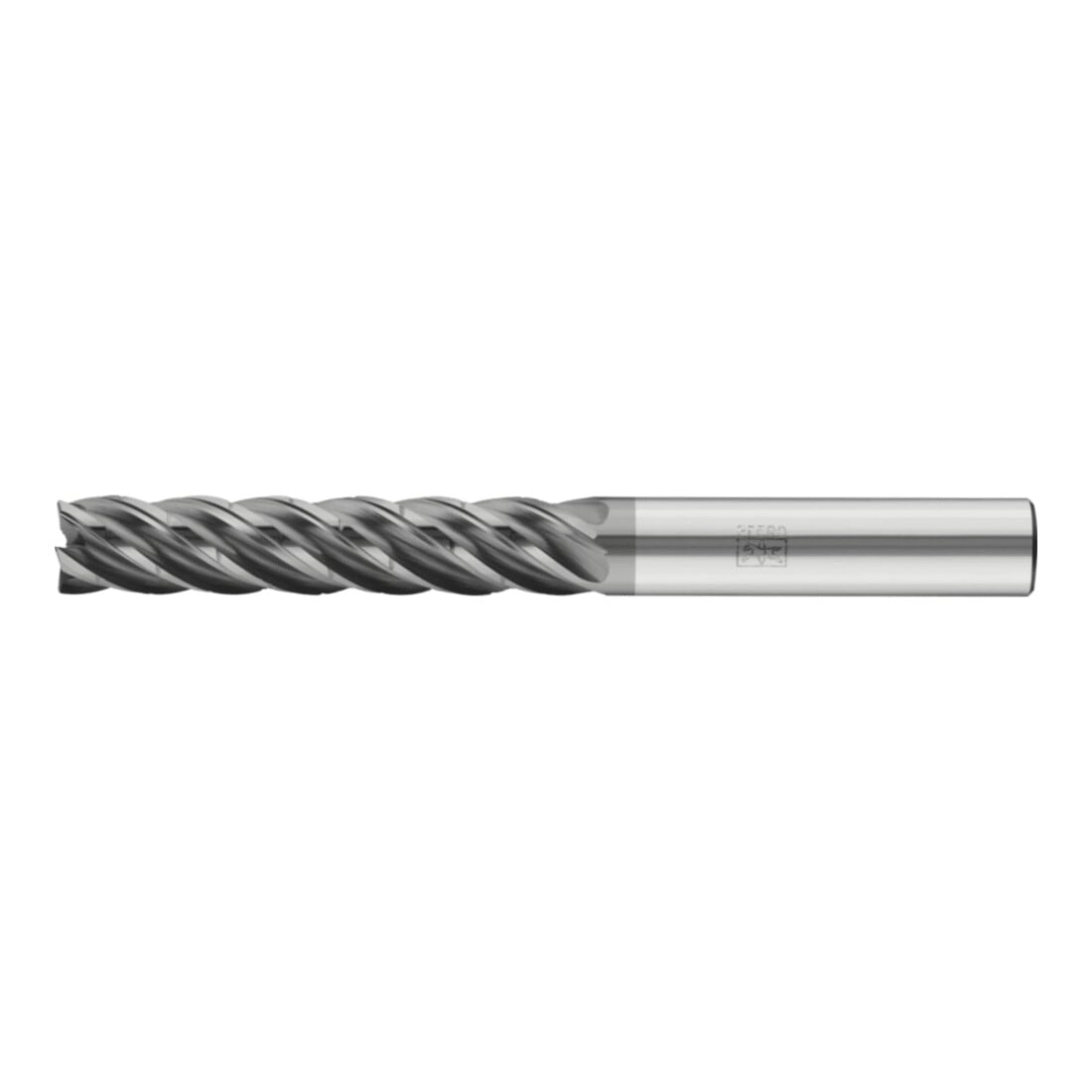 PFERD TOOLS VHM-Fräser Ø12mm, 5 Schneiden, mit Spanteiler, 5xDC, Radius 0,5mm, AlCrN beschichtet, Schaft HB, Universal