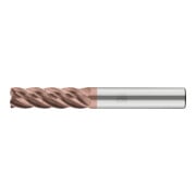 PFERD TOOLS VHM-Fräser Ø16mm, 5 Schneiden, mit Spanteiler, 3xDC, Radius 1mm, AlTiN / TiSiXN beschichtet, Schaft HB, Performance Rostfrei-1
