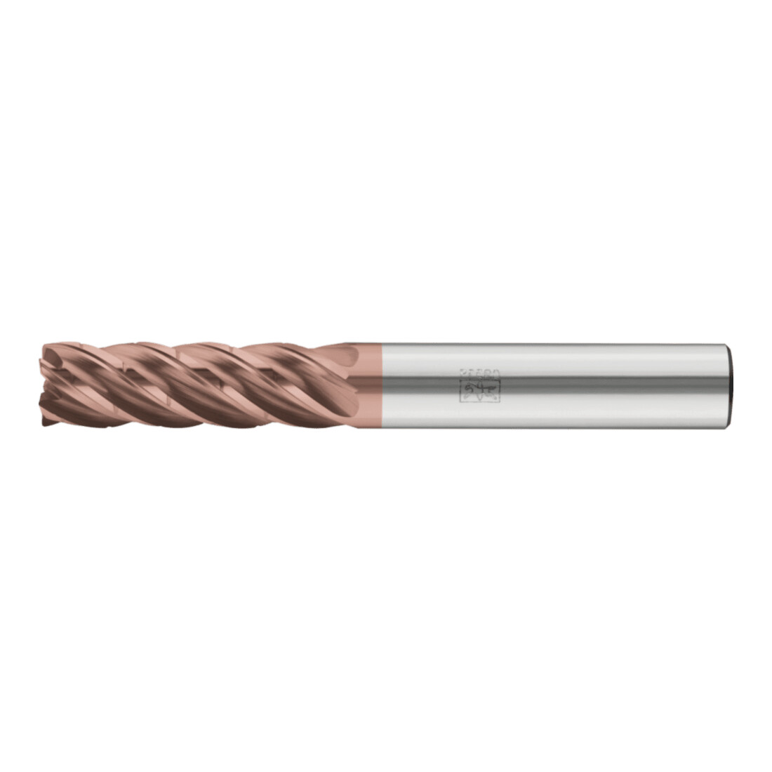 PFERD TOOLS VHM-Fräser Ø16mm, 5 Schneiden, mit Spanteiler, 3xDC, Radius 1mm, AlTiN / TiSiXN beschichtet, Schaft HB, Performance Rostfrei