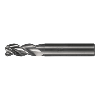 PFERD TOOLS VHM-Fräser Ø20mm, 3 Schneiden, 2xDC, Radius 3mm, unbeschichtet, Schaft HA, Performance Aluminium