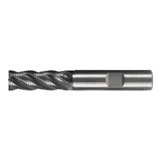 PFERD TOOLS VHM-Fräser Ø20mm, 4 Schneiden, mit Schruppverzahnung, 2xDC, Fase 0,6mm, AlCrN beschichtet, Schaft HB, Universal
