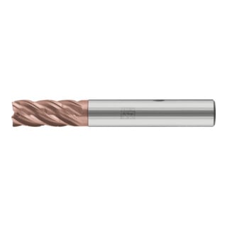 PFERD TOOLS VHM-Fräser Ø20mm, 5 Schneiden, mit Spanteiler, 2xDC, Radius 1mm, AlTiN / TiSiXN beschichtet, Schaft HB, Performance Rostfrei