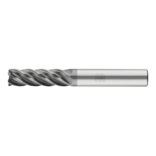 PFERD TOOLS VHM-Fräser Ø20mm, 5 Schneiden, mit Spanteiler, 3xDC, Radius 1mm, AlCrN beschichtet, Schaft HB, Universal