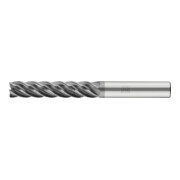 PFERD TOOLS VHM-Fräser Ø20mm, 5 Schneiden, mit Spanteiler, 5xDC, Radius 1mm, AlCrN beschichtet, Schaft HB, Universal-1