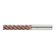 PFERD TOOLS VHM-Fräser Ø6mm, 5 Schneiden, mit Spanteiler, 5xDC, Radius 0,5mm, AlTiN / TiSiXN beschichtet, Schaft HB, Performance Rostfrei-1