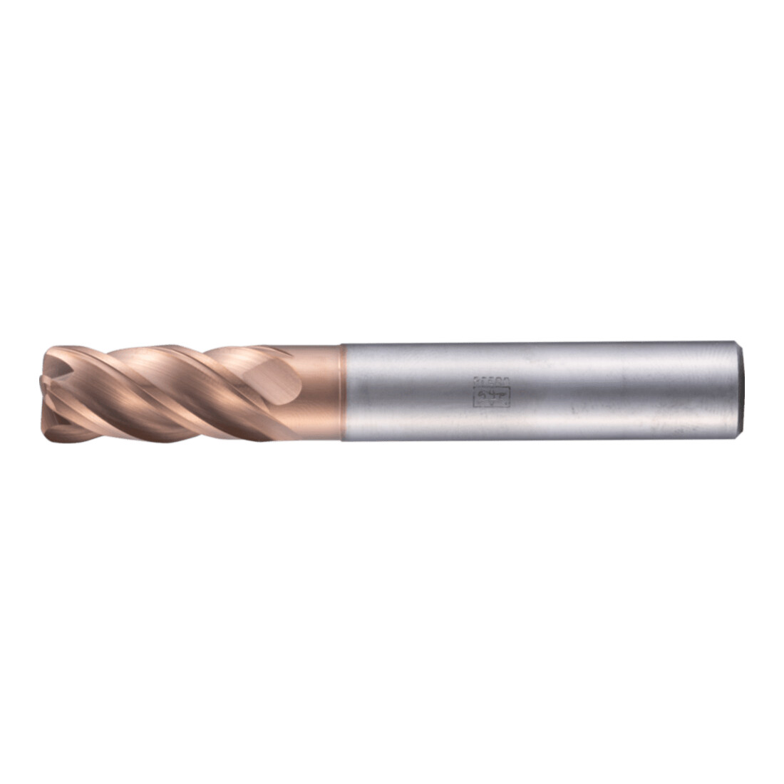 PFERD TOOLS VHM-Fräser Ø8mm, 4 Schneiden, 2xDC, Radius 0,5mm, AlTiN / TiSiXN beschichtet, Schaft HA, Performance Rostfrei