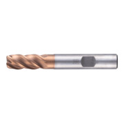 PFERD TOOLS VHM-Fräser Ø8mm, 4 Schneiden, 2xDC, Radius 1mm, AlTiN / TiSiXN beschichtet, Schaft HB, Performance Rostfrei-1