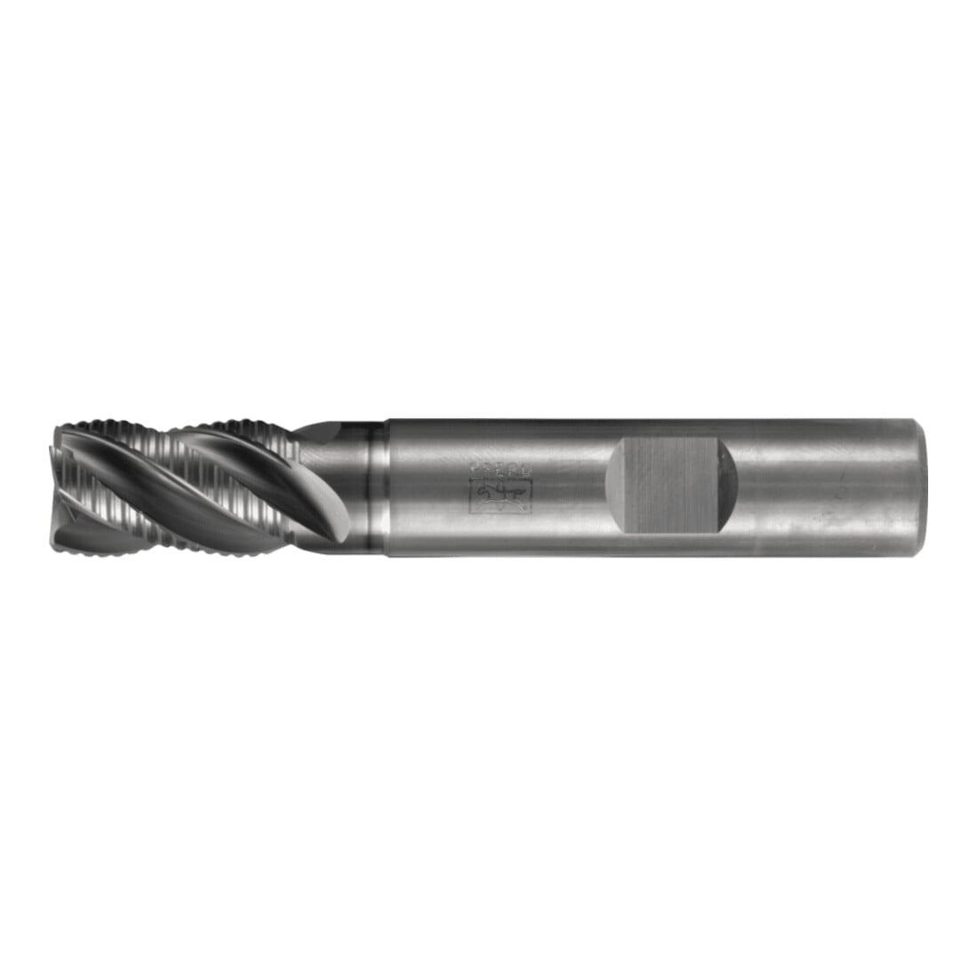 PFERD TOOLS VHM-Fräser Ø8mm, 4 Schneiden, mit Schruppverzahnung, 1,5xDC, Fase 0,2mm, AlCrN beschichtet, Schaft HB, Universal
