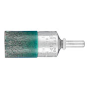 PFERD TOOLS Vulkanisierte Pinselbürste weich ungezopft PBV Ø22 mm Schaft-Ø6 mm Stahl-Draht-Ø0,25