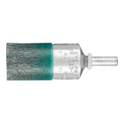 PFERD TOOLS Vulkanisierte Pinselbürste weich ungezopft PBV Ø22 mm Schaft-Ø6 mm Stahl-Draht-Ø0,25