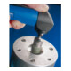 PFERD TOOLS Vulkanisierte Pinselbürste weich ungezopft PBV Ø22 mm Schaft-Ø6 mm Stahl-Draht-Ø0,25-3