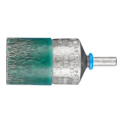 PFERD TOOLS Vulkanisierte Pinselbürste weich ungezopft PBV Ø30mm Schaft-Ø6 mm Stahl-Draht-Ø0,35
