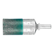PFERD TOOLS Vulkanisierte Pinselbürste weich ungezopft PBV Ø22 mm Schaft-Ø6 mm Stahl-Draht-Ø0,25