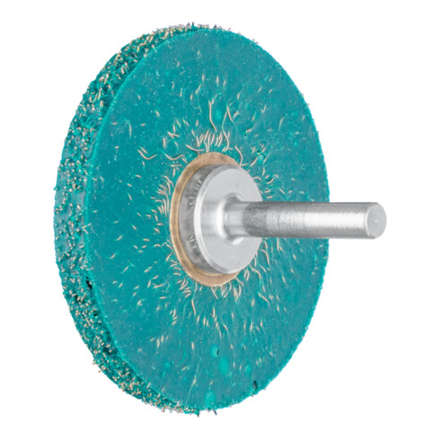 PFERD TOOLS Vulkanisierte Rundbürste weich ungezopft RBV Ø63x7 mm Schaft-Ø6 mm Stahl-Draht-Ø0,30
