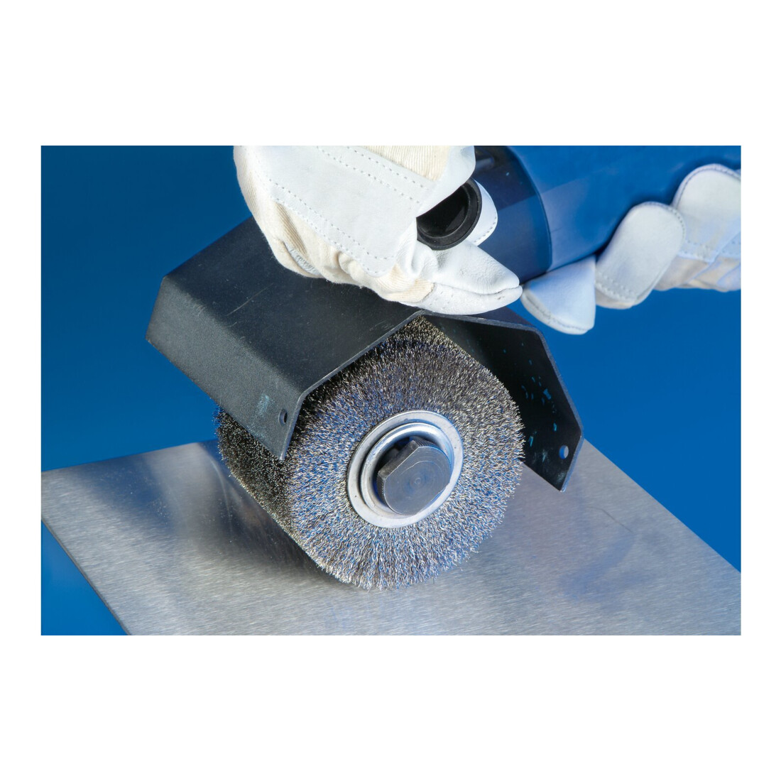 PFERD TOOLS Walzenbürste WBU Ø100x100x19,1 mm Bohrung Edelstahl-Draht-Ø0,20 Satiniermaschine