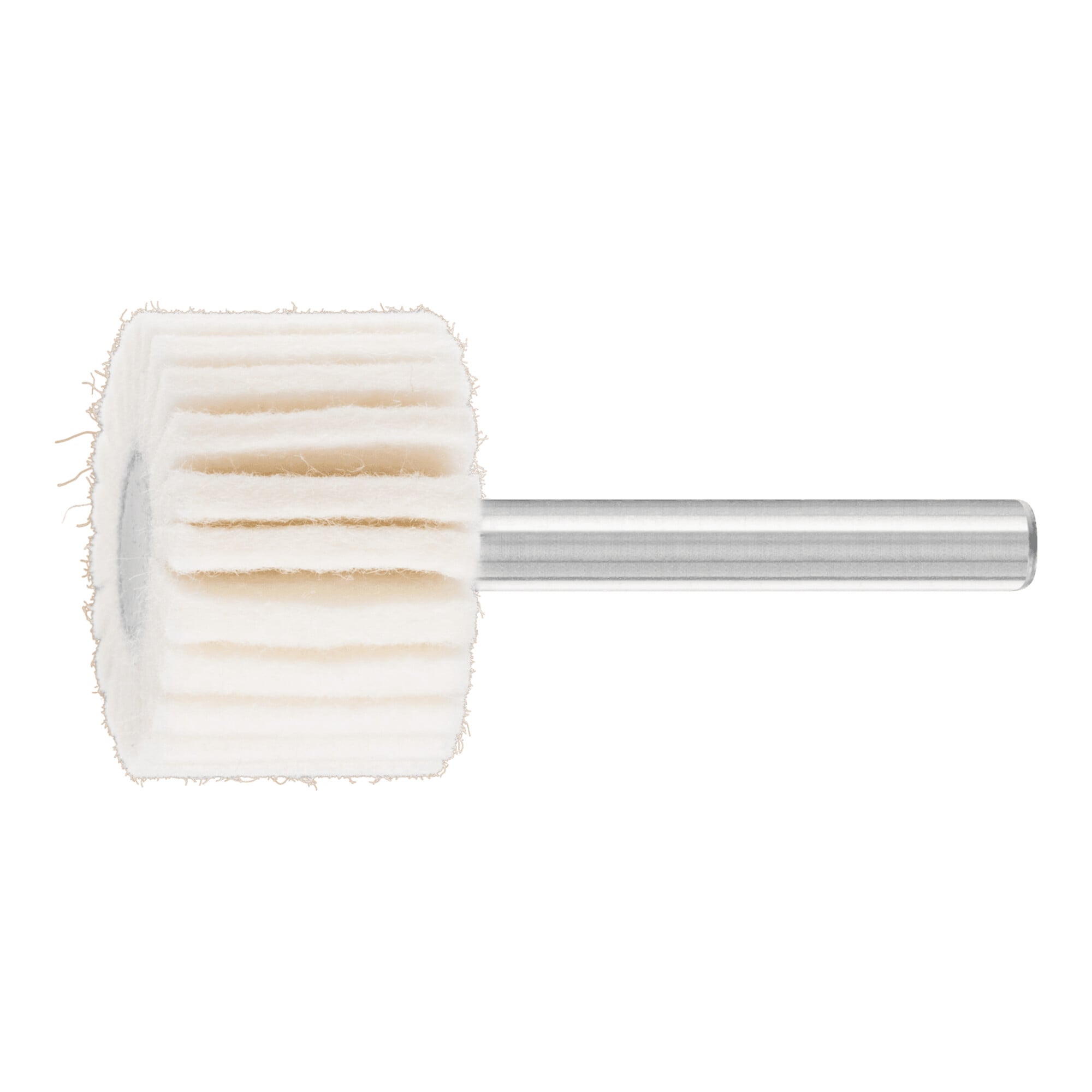 PFERD TOOLS weiche Filzlamellenstifte FLS Ø 30x20mm Schaft-Ø 6 mm für universelle Polierarbeiten