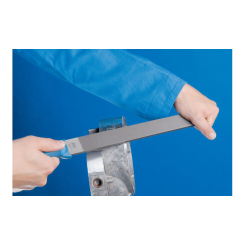 PFERD TOOLS Weichmetallfeile Flachstumpf 250mm Hieb 0 für Bearbeitung von Weichmetall und Kunststoff