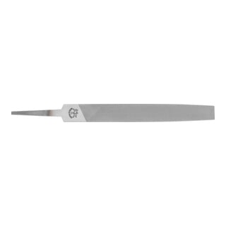 PFERD TOOLS Werkstattfeile Flachspitz 100mm Hieb 3 für Feinbearbeitung, Schlichten