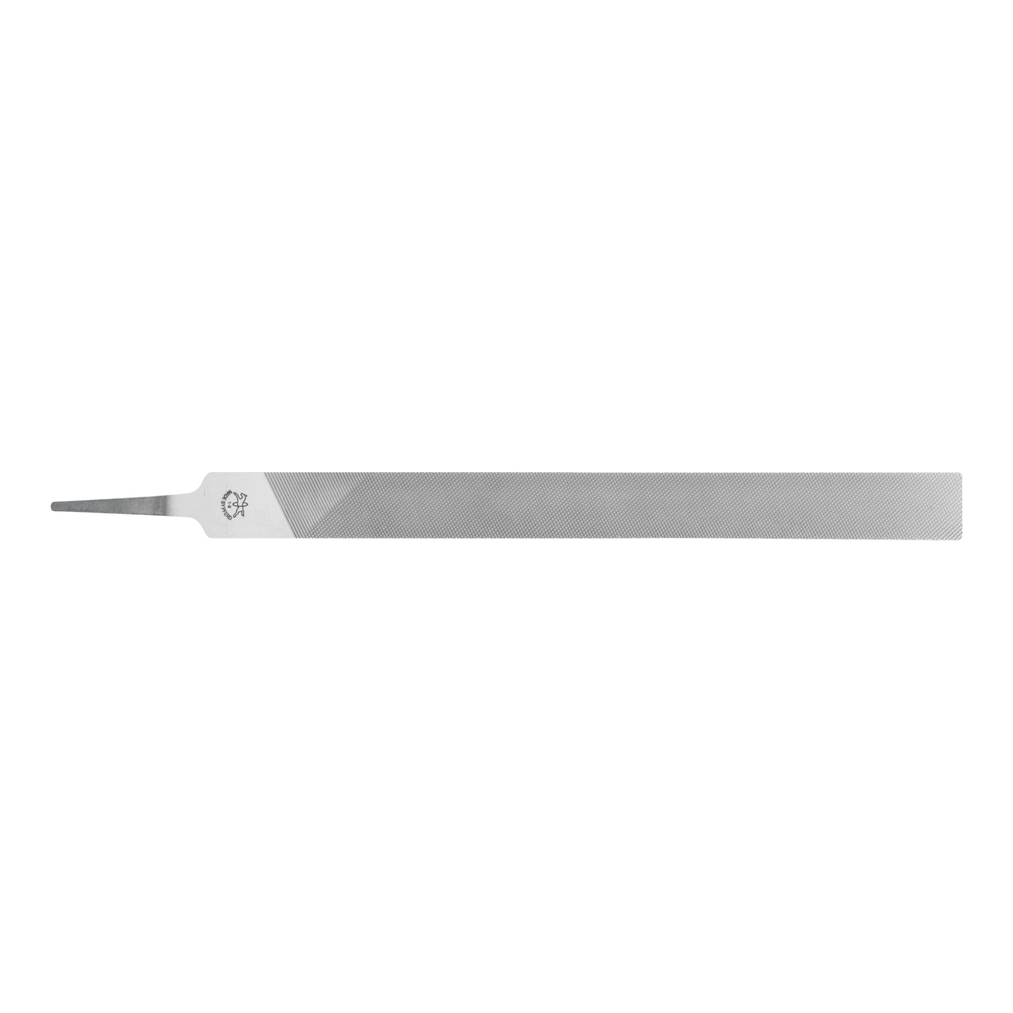 PFERD TOOLS Werkstattfeile Flachstumpf 350mm Hieb 1 für grobe Zerspanung, Schruppen