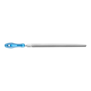 PFERD TOOLS Werkstattfeile mit Heft Dreikant 200mm Hieb 3 für Feinbearbeitung, Schlichten