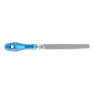 PFERD TOOLS Werkstattfeile mit Heft Flachspitz 150mm Hieb 1 für grobe Zerspanung, Schruppen