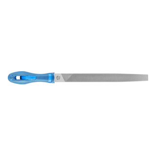 PFERD TOOLS Werkstattfeile mit Heft Flachspitz 250mm Hieb 1 für grobe Zerspanung, Schruppen
