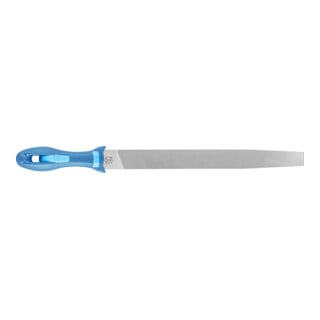 PFERD TOOLS Werkstattfeile mit Heft Flachspitz 300mm Hieb 3 für Feinbearbeitung, Schlichten
