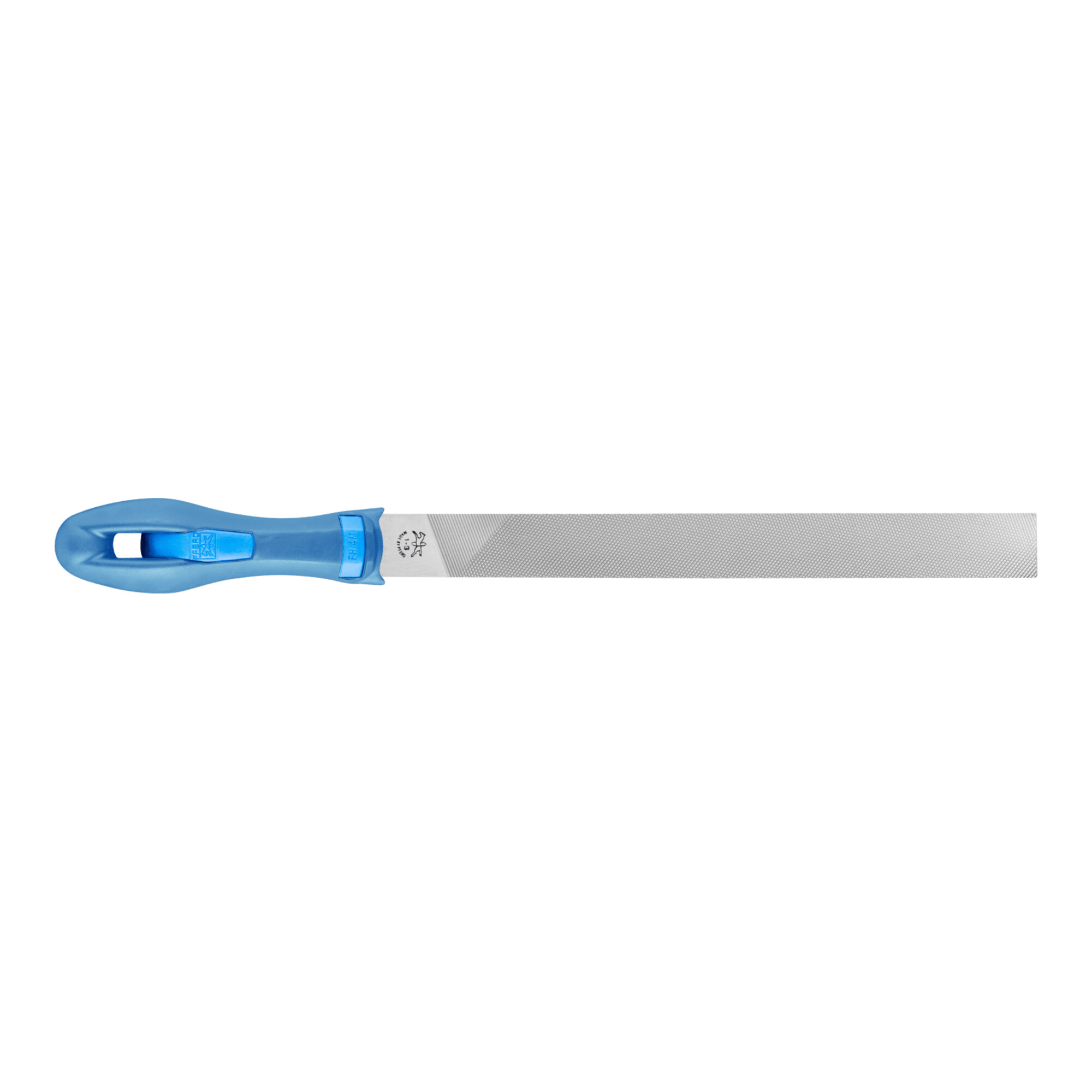PFERD TOOLS Werkstattfeile mit Heft Flachstumpf 250mm Hieb 1 für grobe Zerspanung, Schruppen
