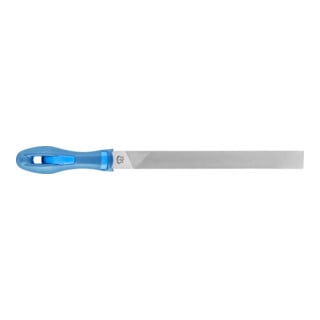 PFERD TOOLS Werkstattfeile mit Heft Flachstumpf 250mm Hieb 3 für Feinbearbeitung, Schlichten