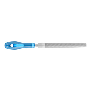 PFERD TOOLS Werkstattfeile mit Heft Halbrund 150mm Hieb 3 für Feinbearbeitung, Schlichten