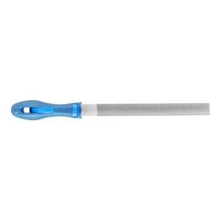PFERD TOOLS Werkstattfeile mit Heft Halbrund 200mm Hieb 3 für Feinbearbeitung, Schlichten