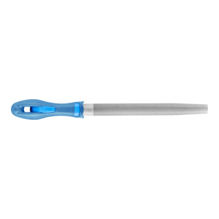 PFERD TOOLS Werkstattfeile mit Heft Halbrund-Spitz 250mm Hieb 3 für Feinbearbeitung, Schlichten