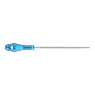 PFERD TOOLS Werkstattfeile mit Heft Rund 150mm Hieb 1 für grobe Zerspanung, Schruppen