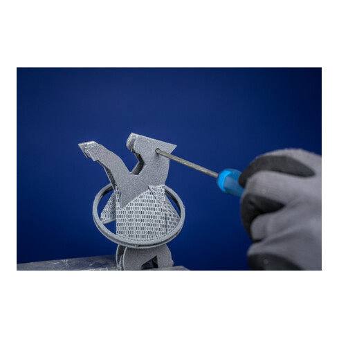 PFERD TOOLS Werkstattfeile mit Heft Rund 150mm Hieb 3 für Feinbearbeitung, Schlichten