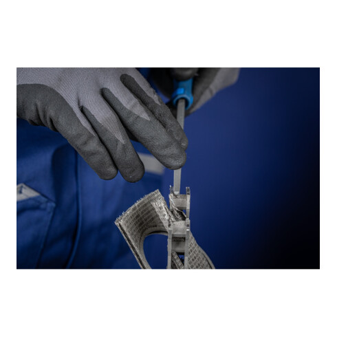 PFERD TOOLS Werkstattfeile mit Heft Vierkant 150mm Hieb 1 für grobe Zerspanung, Schruppen