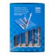 PFERD TOOLS Werkstattfeilen/-raspel-Set 5-tlg. in Rolltasche 200mm für grobe Zerspanung