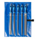 PFERD TOOLS Werkstattfeilen-Set 5-tlg. in Rolltasche 300mm Hieb 2 universell zum Schruppen und Schlichten-1