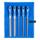 PFERD TOOLS Werkstattfeilen-Set WR 5-tlg. in Rolltasche 250mm Hieb 2 universell zum Schruppen und Schlichten-1