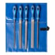 PFERD TOOLS Werkstattfeilen-Set WR 5-tlg. in Rolltasche 250mm Hieb 3 für Feinbearbeitung, Schlichten-1