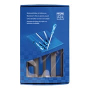 PFERD TOOLS Werkstattfeilen-Set WRU 5-tlg. in Rolltasche 200mm Hieb 2 universell zum Schruppen und Schlichten