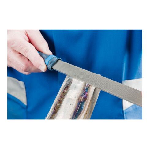 PFERD TOOLS Werkstattfeilen-Set WRU 5-tlg. in Rolltasche 200mm Hieb 3 für Feinbearbeitung, Schlichten