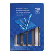 PFERD TOOLS Werkstattfeilen-Set WRU 5-tlg. in Rolltasche 250mm Hieb 2 universell zum Schruppen und Schlichten