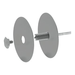 PFERD TOOLS Werkzeughalter für POLINOX-Ronden PVR mit Bohrungs-Ø 13 mm Spannbereich 1-25 mm Schaft-Ø 6 mm