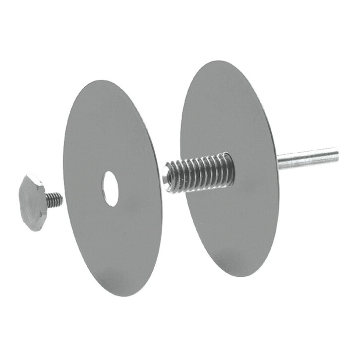 PFERD TOOLS Werkzeughalter für POLINOX-Ronden PVR mit Bohrungs-Ø 13 mm Spannbereich 1-25 mm Schaft-Ø 6 mm