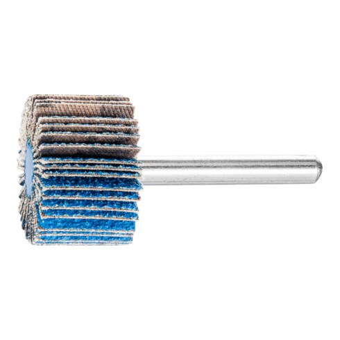 PFERD TOOLS Zirkon Fächerschleifer F Ø 30x20mm Schaft-Ø 6 mm Z-COOL60 für kühlen Schliff auf Edelstahl