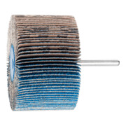 PFERD TOOLS Zirkon Fächerschleifer F Ø 80x50mm Schaft-Ø 6 mm Z-COOL60 für kühlen Schliff auf Edelstahl-1