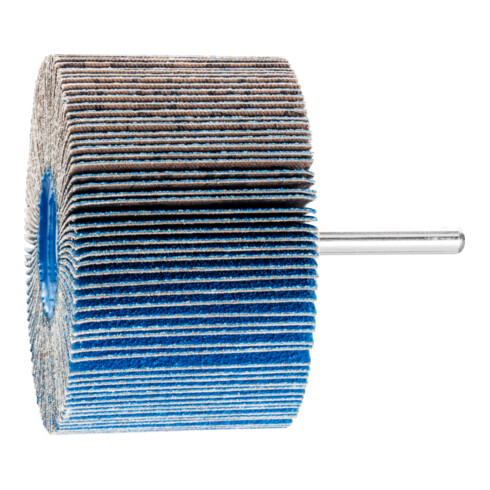 PFERD TOOLS Zirkon Fächerschleifer F Ø 80x50mm Schaft-Ø 6 mm Z-COOL80 für kühlen Schliff auf Edelstahl