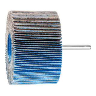 PFERD TOOLS Zirkon Fächerschleifer F Ø 80x50mm Schaft-Ø 6 mm Z-COOL80 für kühlen Schliff auf Edelstahl