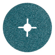 PFERD TOOLS Zirkon Fiberscheibe Ø 100mm Z24 für hohen Abtrag auf Stahl
