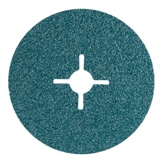 PFERD TOOLS Zirkon Fiberscheibe Ø 100mm Z36 für hohen Abtrag auf Stahl